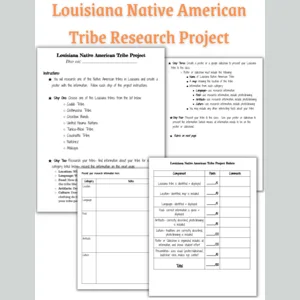 Louisiana Native American Tribe Research Project