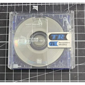 Tsutaya TR Blue 74 min Used Minidisc