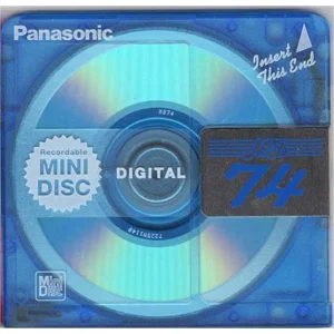 Minidisc Panasonic 74 Blue