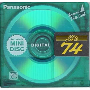 Minidisc Panasonic 74 Green