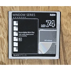 Minidisc DAISO Window MD74 Black