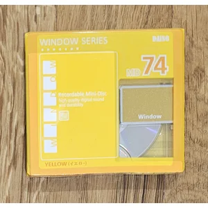 Minidisc DAISO Window MD74 Yellow
