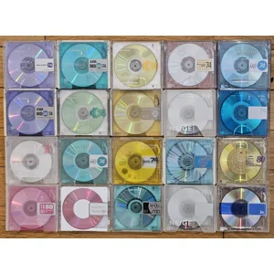 Set of 20 Used Minidiscs + Sleeves