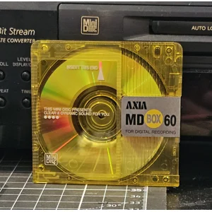 Axia MD-Box Yellow 60min Minidisc
