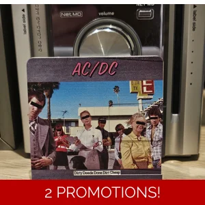 AC/DC Dirty Deeds Done Dirt Cheap Personalized Minidisc