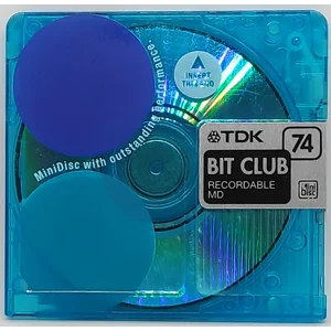 TDK Bit Club Blue Circles MD74