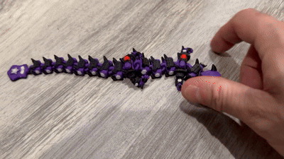 Large Police Dragon Purple