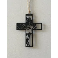 Rear View Mirror Crucifix