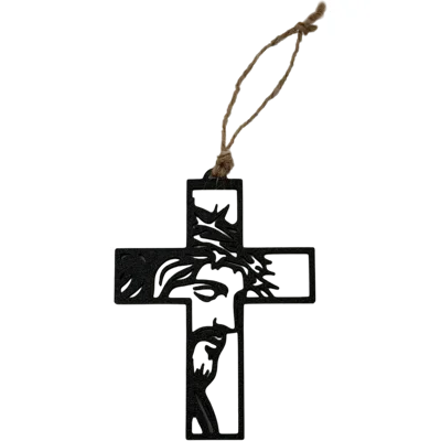 Rear View Mirror Crucifix