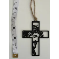 Rear View Mirror Crucifix