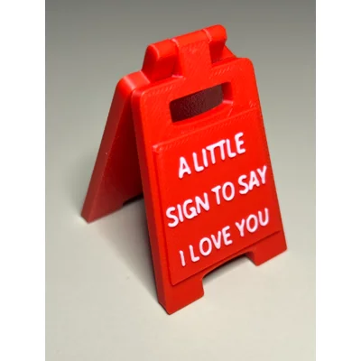 Miniature Novelty Sign