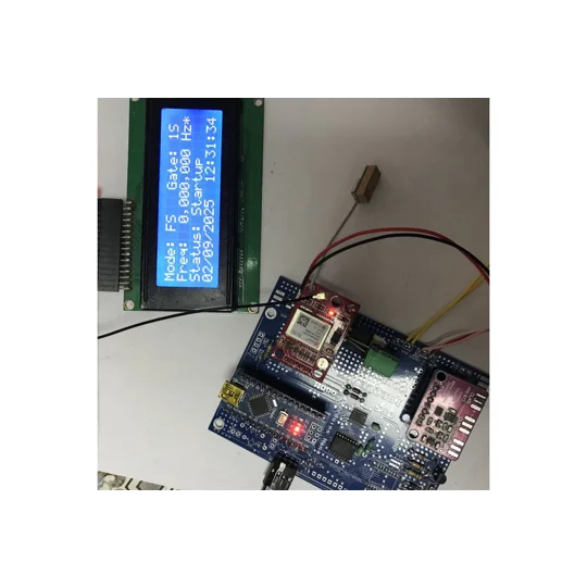 AVR Gated GPS Locked Frequency Counter/Standard