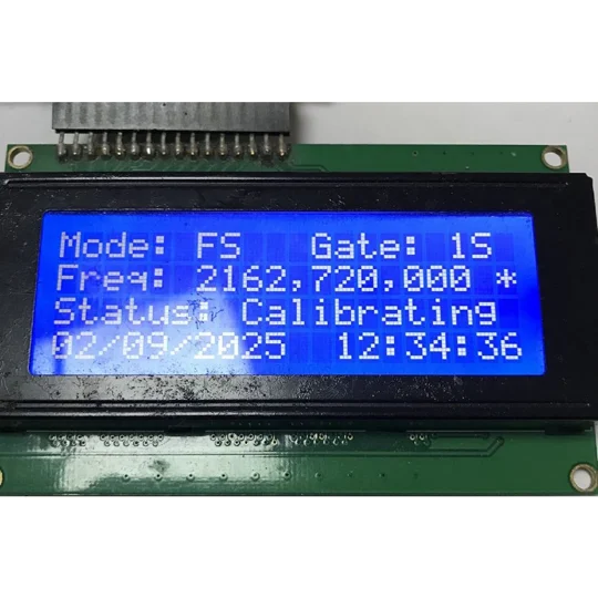 AVR Gated GPS Locked Frequency Counter/Standard
