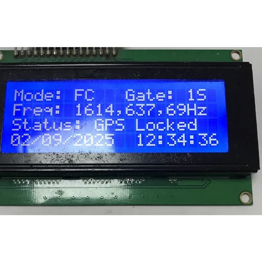 AVR Gated GPS Locked Frequency Counter/Standard