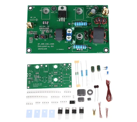 45W SSB Linear Power Amplifier CW FM HF Radio Transceiver Shortwave DIY Kit