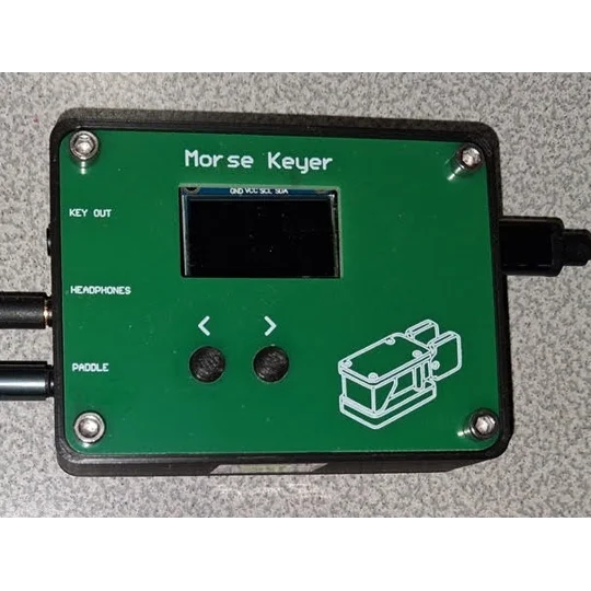 Morse Keyer with stc8h micro