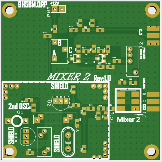 H.F SPECTRUM Analyser PCB KIT