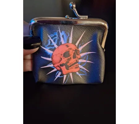 POWER SKULL COIN PURSE - 1 AVAILABLE