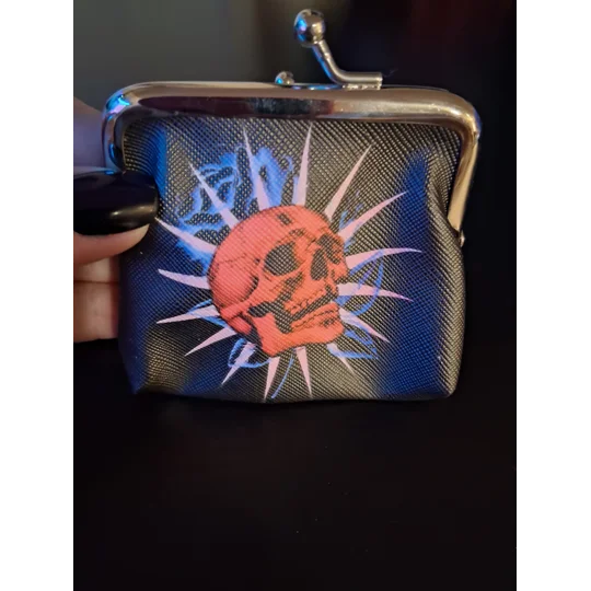 POWER SKULL COIN PURSE - 1 AVAILABLE