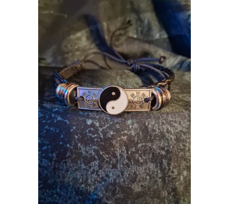 Ying/Yang Adjustable Bracelet - 1 avail