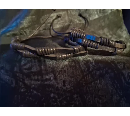 Twisted Adjustable Pleather Bracelet