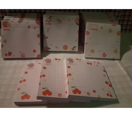 CUTE FRUIT STICKY NOTES - limited qtys