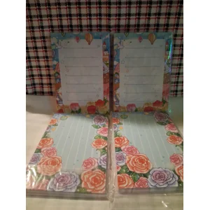 FLOWERY NOTEPADS - 2 ea avail