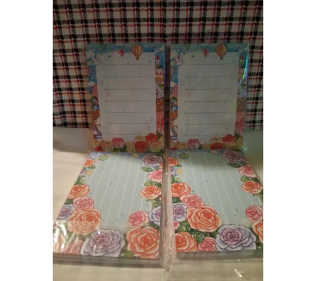 FLOWERY NOTEPADS - 2 ea avail
