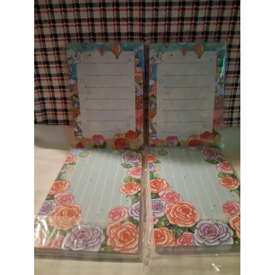FLOWERY NOTEPADS - 2 ea avail