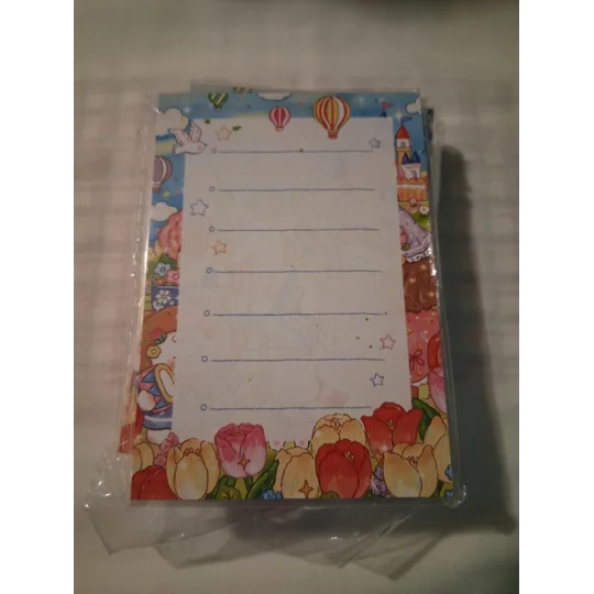 FLOWERY NOTEPADS - 2 ea avail