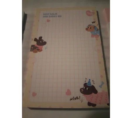 CUTE WEINER PUP NOTEPADS