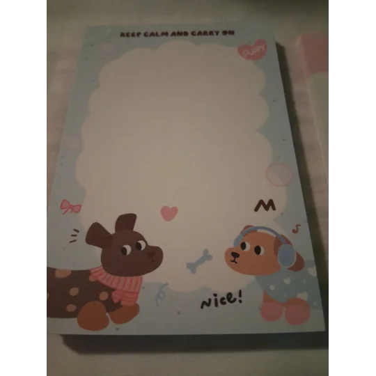 CUTE WEINER PUP NOTEPADS