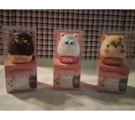 BUBBLE EYE CAT PENCIL SHARPNER - 1 ea avail