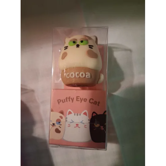 BUBBLE EYE CAT PENCIL SHARPNER - 1 ea avail