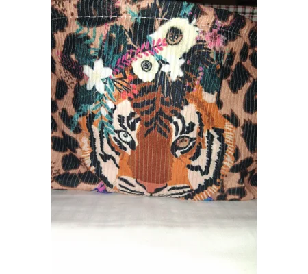 TIGER MAKEUP BAG -1 avail
