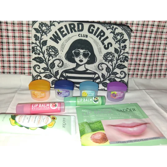 WEIRD GIRL CANVAS MAKEUP BAG - 1 AVAILABLE