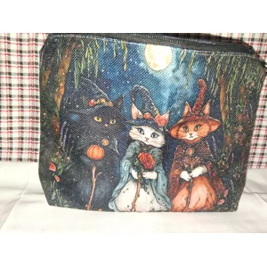 WITCHY CATS MAKEUP BAG - 1 avail