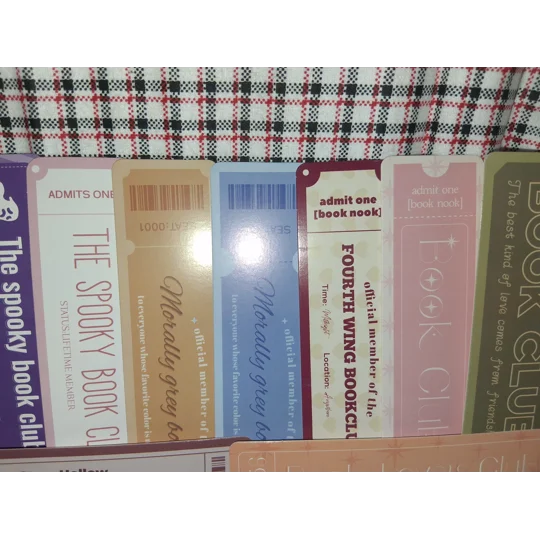 TICKET BOOKMARKS