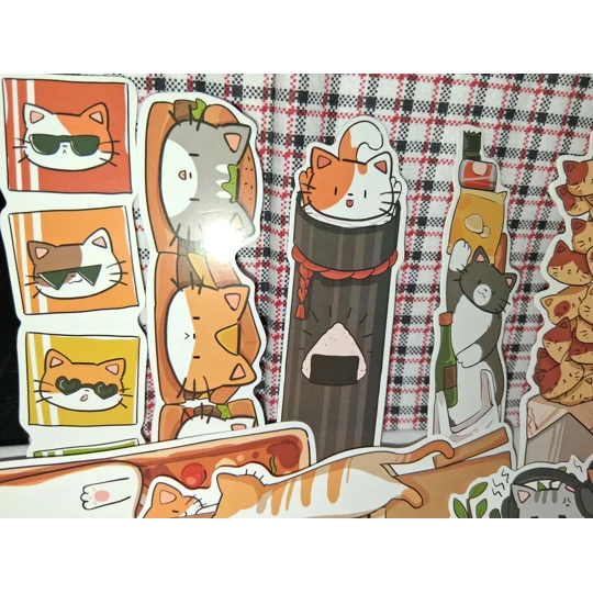 CRAZY CAT BOOKMARKS
