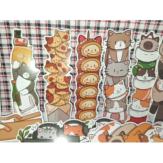 CRAZY CAT BOOKMARKS