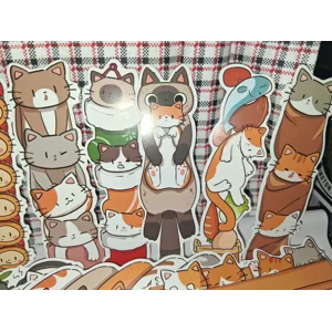 CRAZY CAT BOOKMARKS
