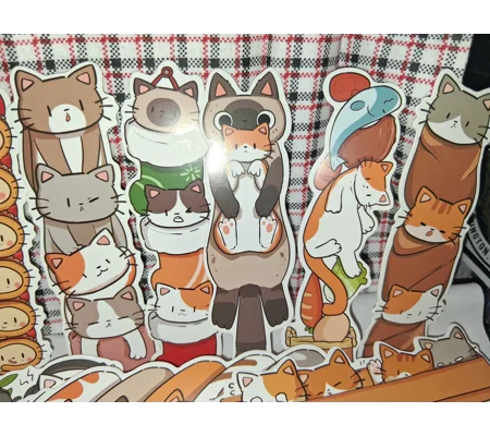 CRAZY CAT BOOKMARKS
