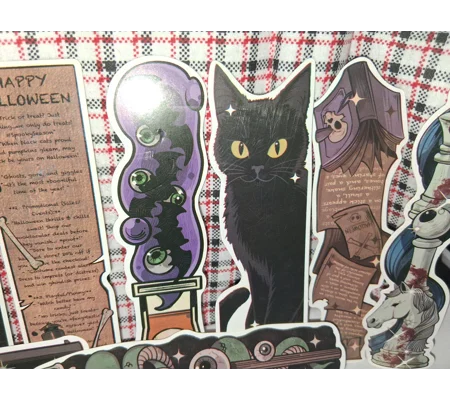 SPOOKY HALLOWEEN BOOKMARKS