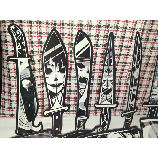 MURDER KNIFE BOOKMARKS