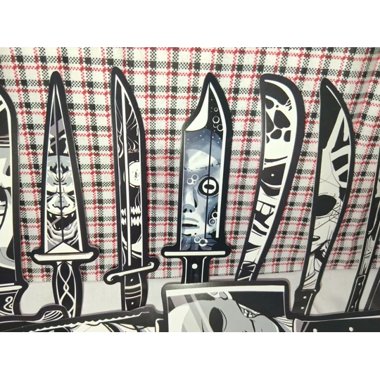 MURDER KNIFE BOOKMARKS