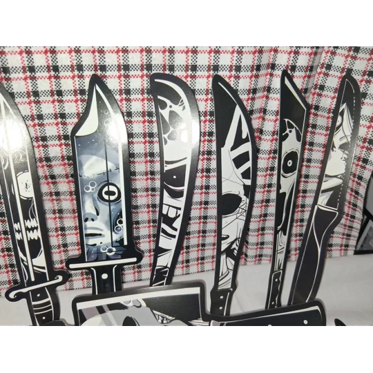 MURDER KNIFE BOOKMARKS