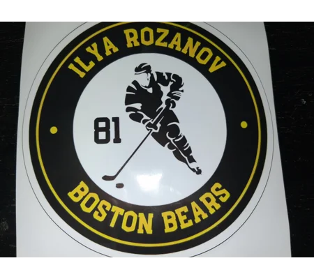 ILYA BOSTON BEARS STICKER - 2 avail