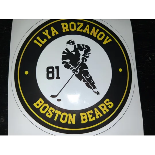 ILYA BOSTON BEARS STICKER - 2 avail
