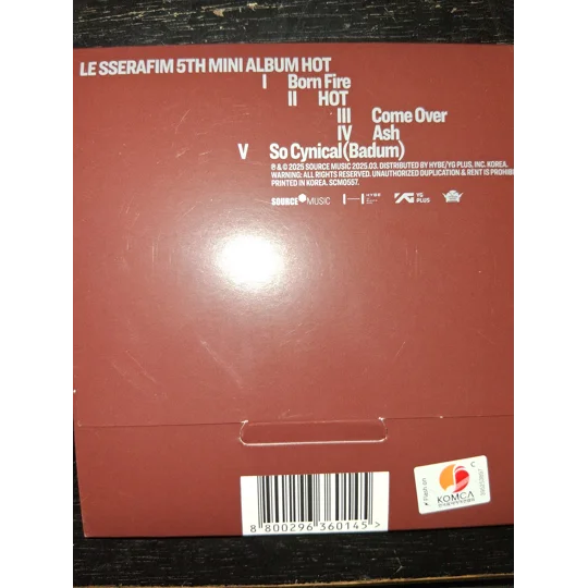 Le Sserafim Hot Album - 1 avail