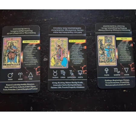 Beginner's Tarot Deck w/keywords